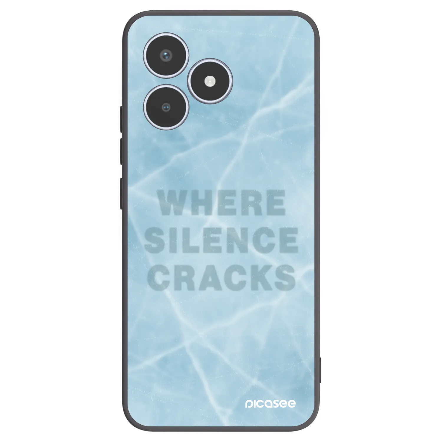Picasee fekete szilikon tok az alábbi mobiltelefonokra Realme C53 - SILENCE