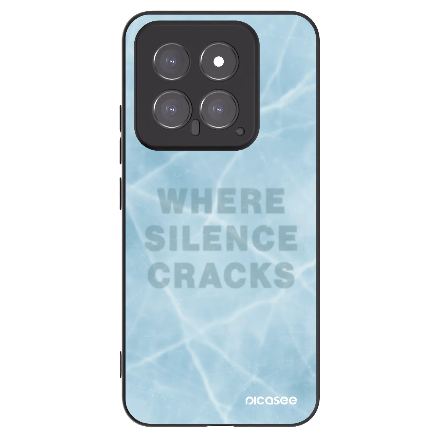 Picasee fekete szilikon tok az alábbi mobiltelefonokra Xiaomi 14 - SILENCE