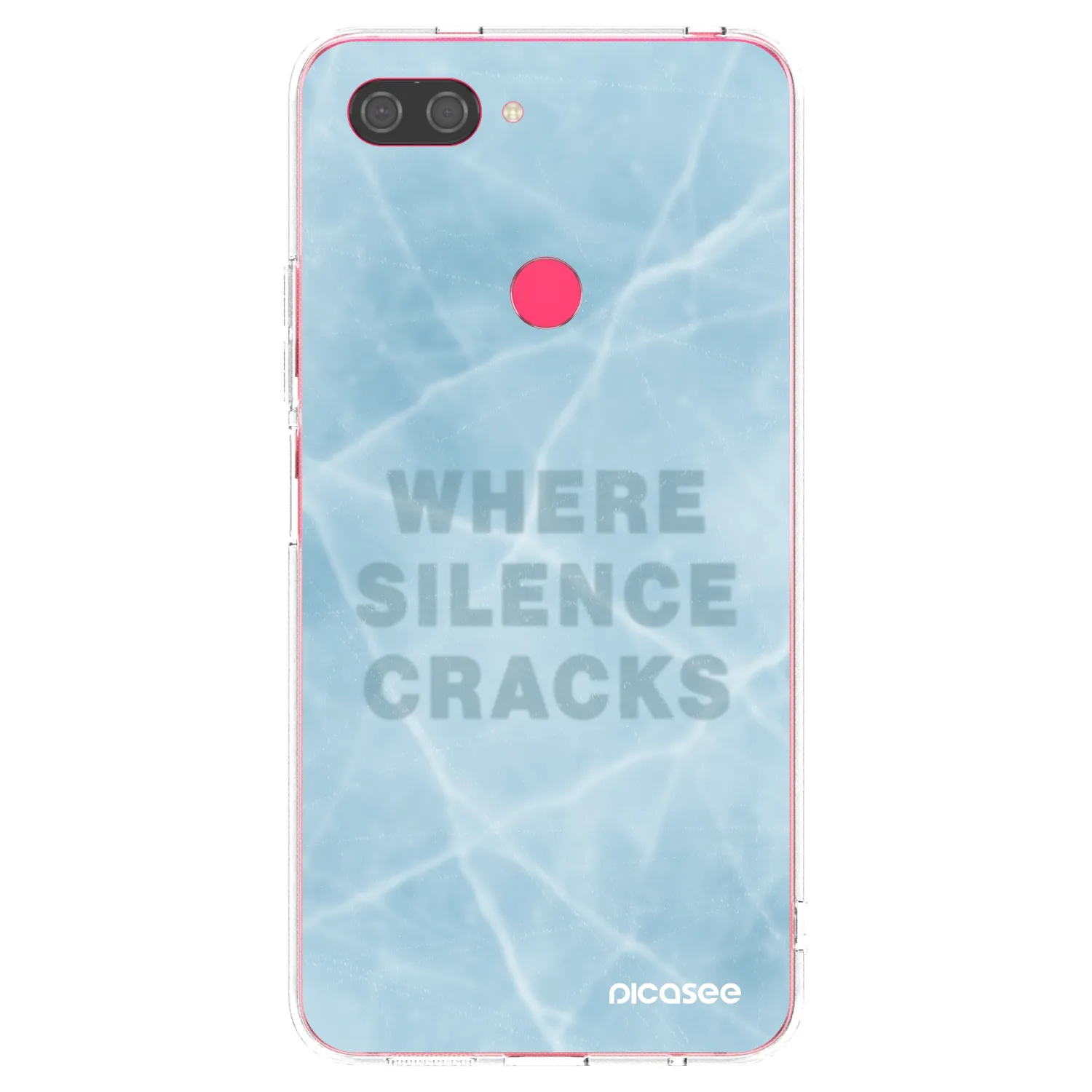 Picasee átlátszó szilikon tok az alábbi mobiltelefonokra Xiaomi Mi 8 Lite - SILENCE