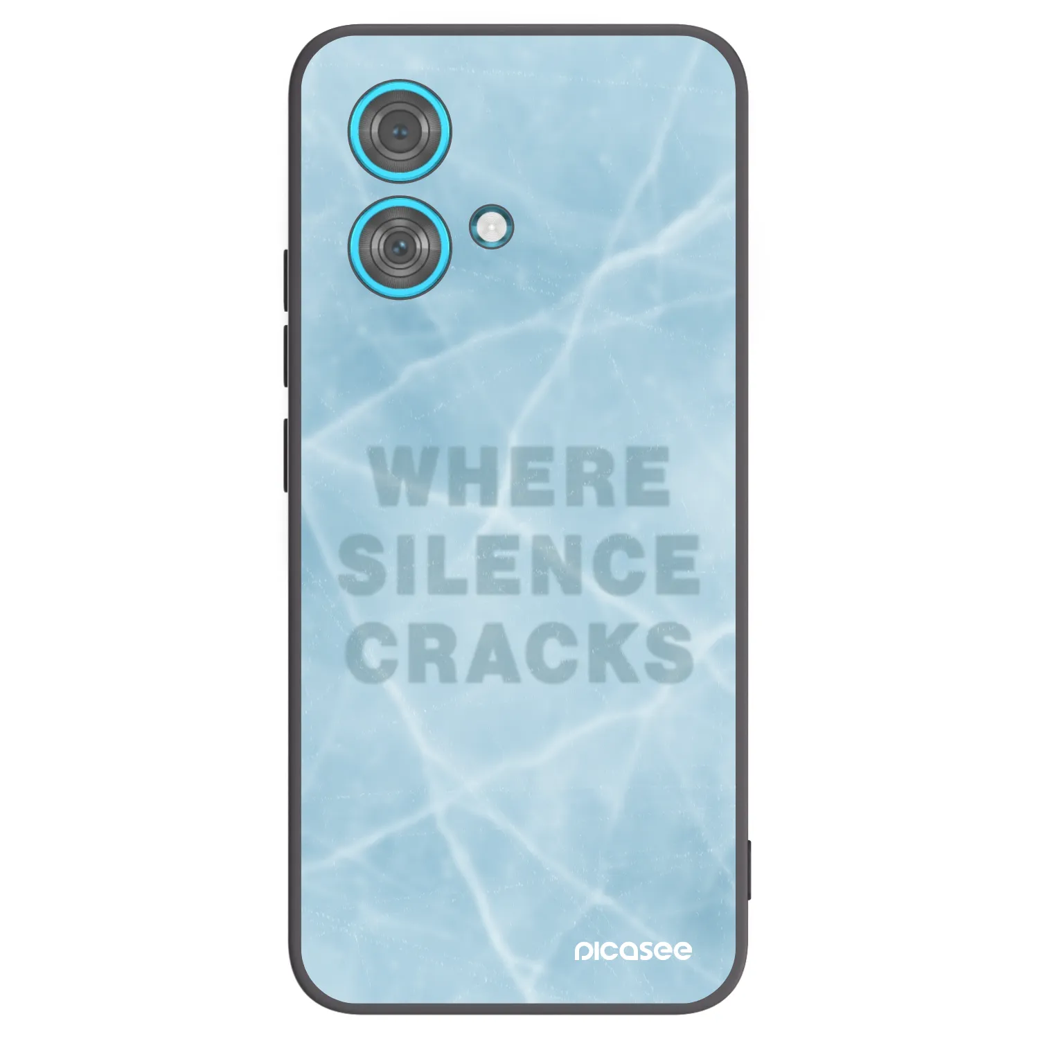 Picasee fekete szilikon tok az alábbi mobiltelefonokra Motorola Edge 40 Neo - SILENCE