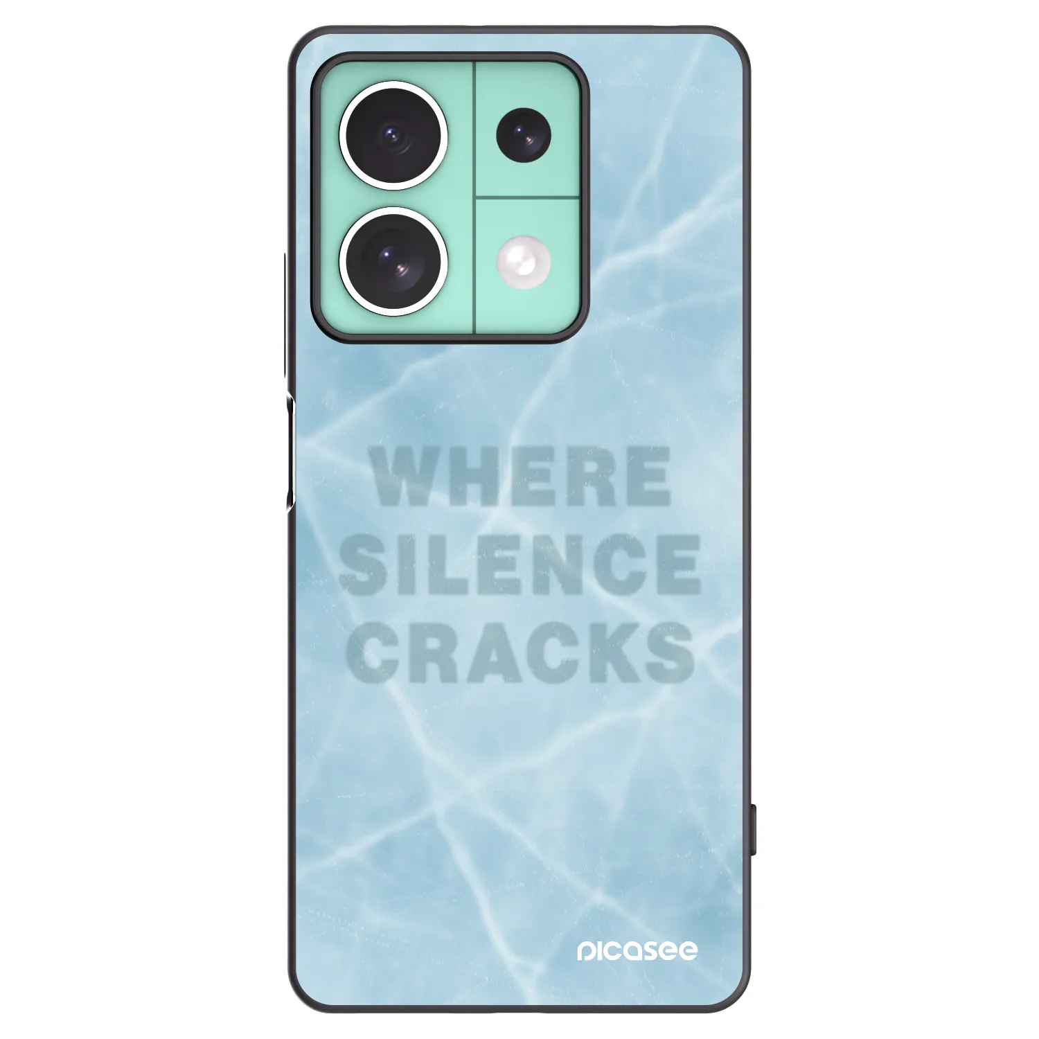 Picasee fekete szilikon tok az alábbi mobiltelefonokra Xiaomi Redmi Note 13 5G - SILENCE