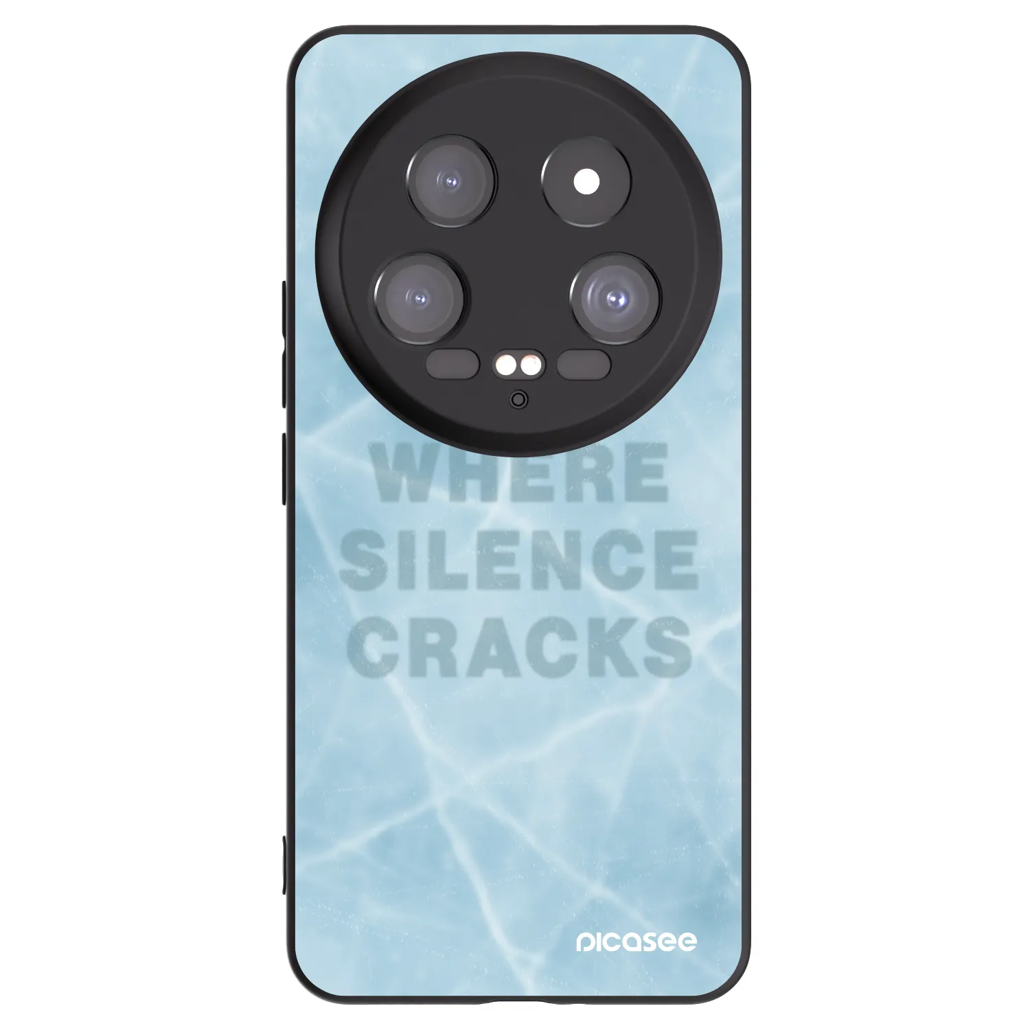 Picasee fekete szilikon tok az alábbi mobiltelefonokra Xiaomi 14 Ultra - SILENCE