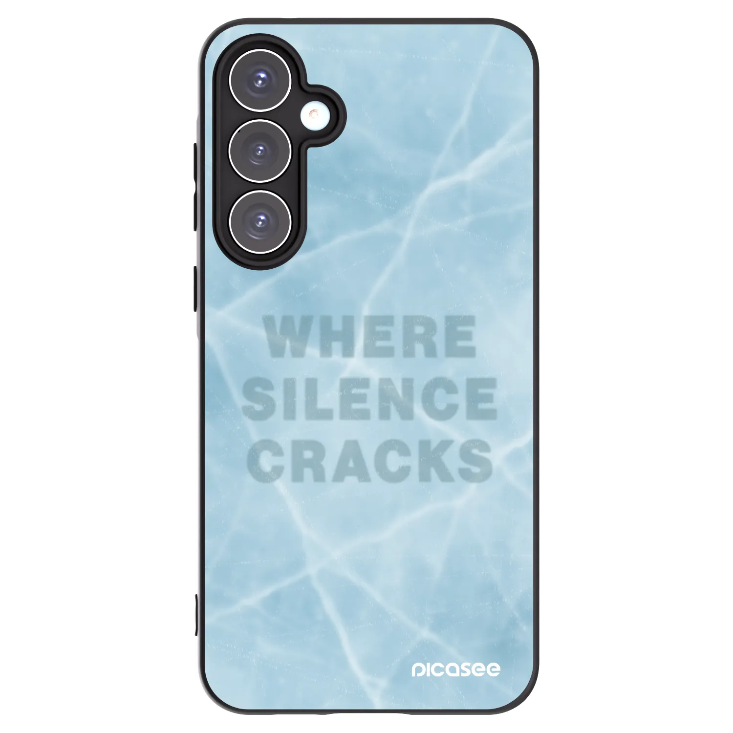 Picasee fekete szilikon tok az alábbi mobiltelefonokra Samsung Galaxy A55 5G A556B - SILENCE