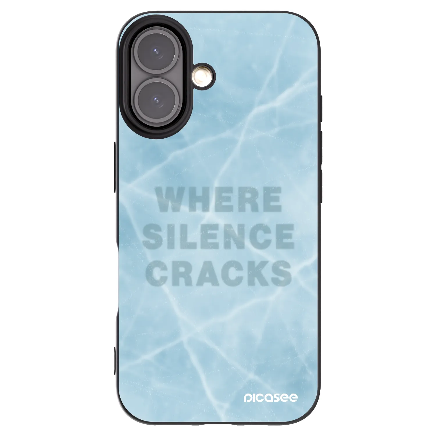 Picasee fekete szilikon tok az alábbi mobiltelefonokra Apple iPhone 16 - SILENCE