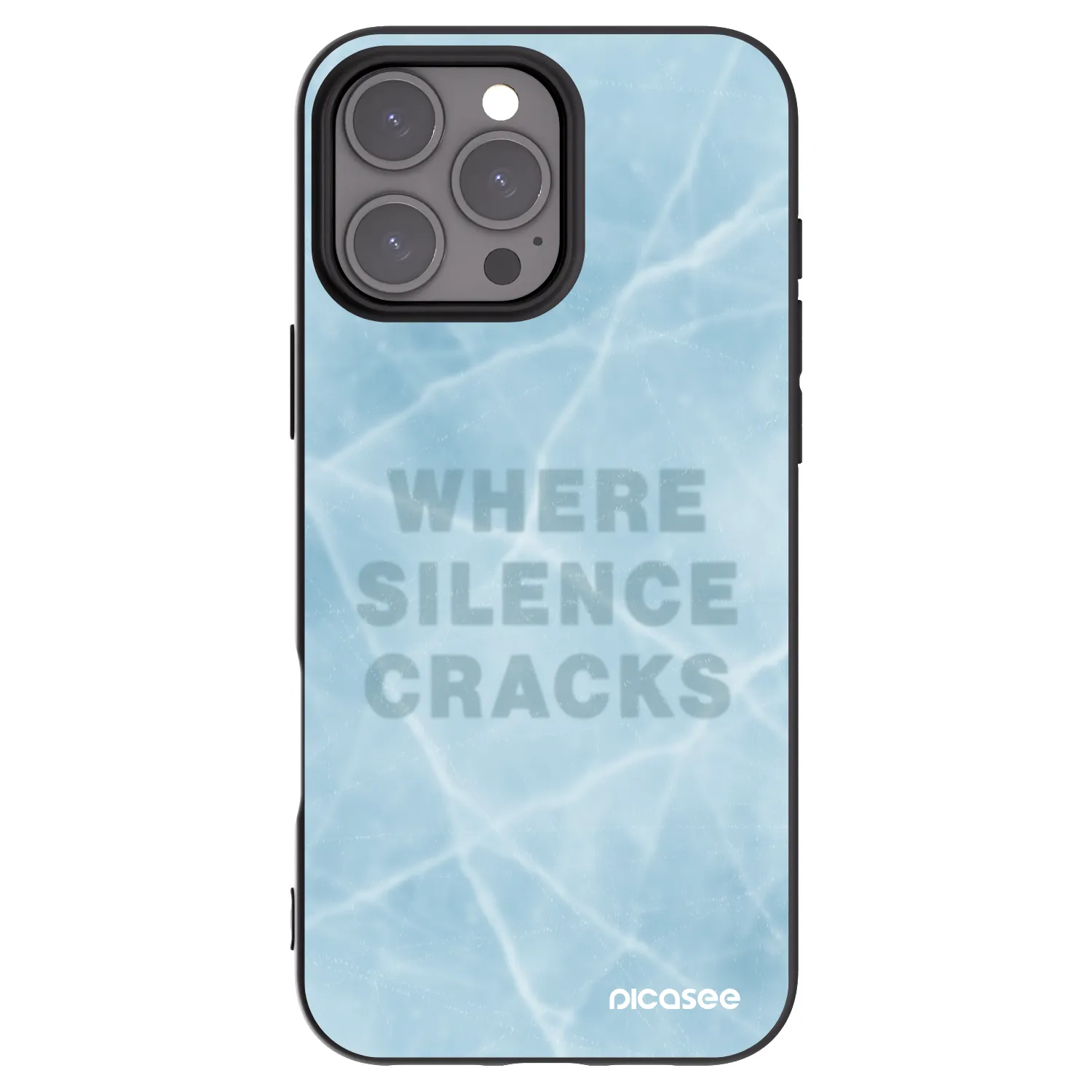 Picasee fekete szilikon tok az alábbi mobiltelefonokra Apple iPhone 16 Pro Max - SILENCE