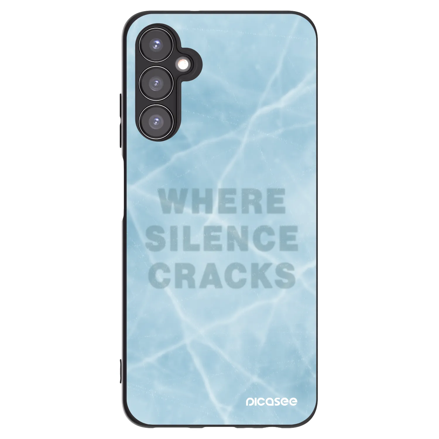 Picasee fekete szilikon tok az alábbi mobiltelefonokra Samsung Galaxy A05s A057G - SILENCE