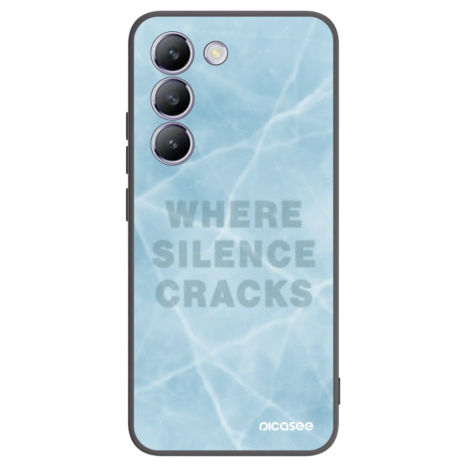 Picasee fekete szilikon tok az alábbi mobiltelefonokra Vivo V40 SE 5G - SILENCE