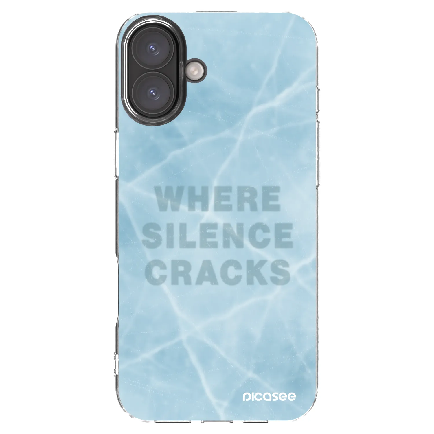 Picasee átlátszó szilikon tok az alábbi mobiltelefonokra Apple iPhone 16 Plus - SILENCE