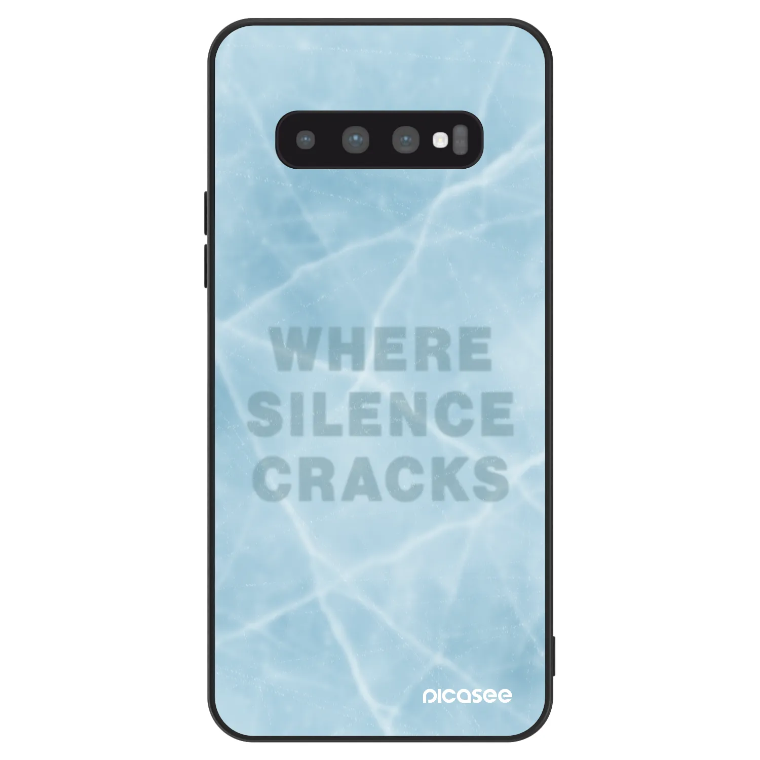 Picasee ULTIMATE CASE Samsung Galaxy S10 Plus G975 - készülékre - SILENCE