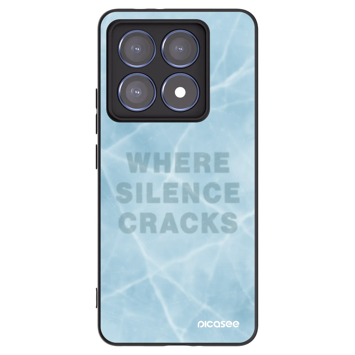 Picasee fekete szilikon tok az alábbi mobiltelefonokra Xiaomi 14T Pro - SILENCE