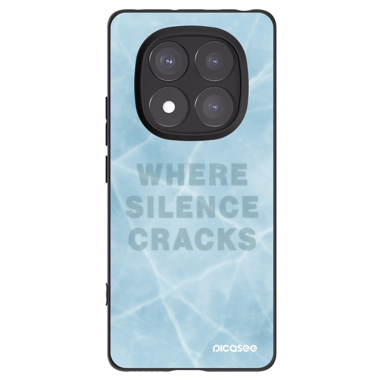 Picasee fekete szilikon tok az alábbi mobiltelefonokra Xiaomi Redmi Note 14 Pro+ 5G - SILENCE