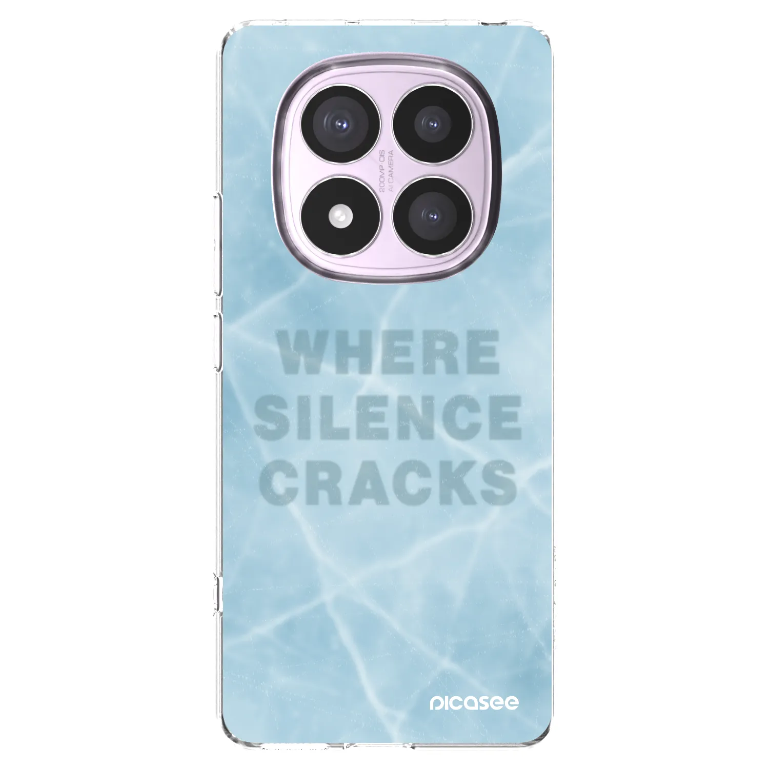 Picasee átlátszó szilikon tok az alábbi mobiltelefonokra Xiaomi Redmi Note 14 Pro 5G - SILENCE