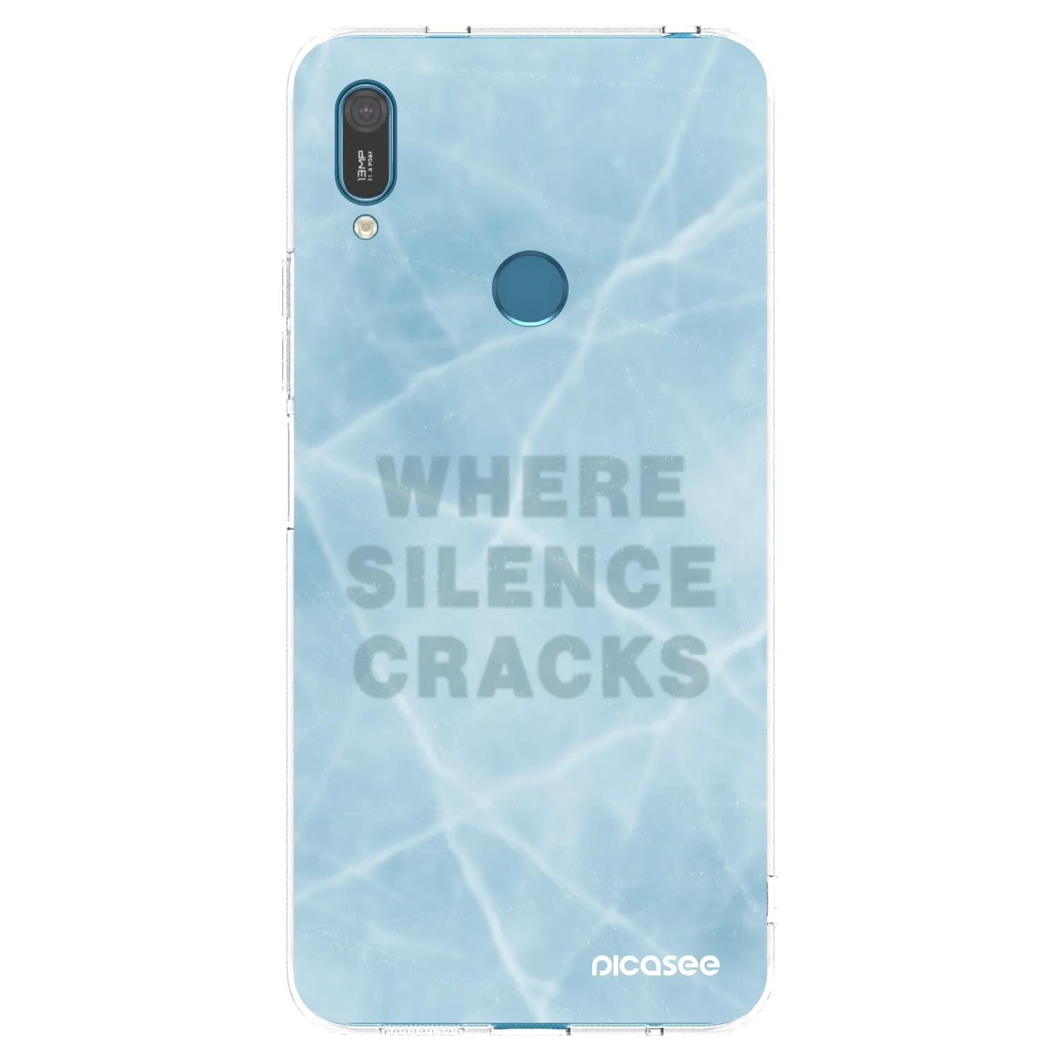 Picasee átlátszó szilikon tok az alábbi mobiltelefonokra Huawei Y7 2019 - SILENCE