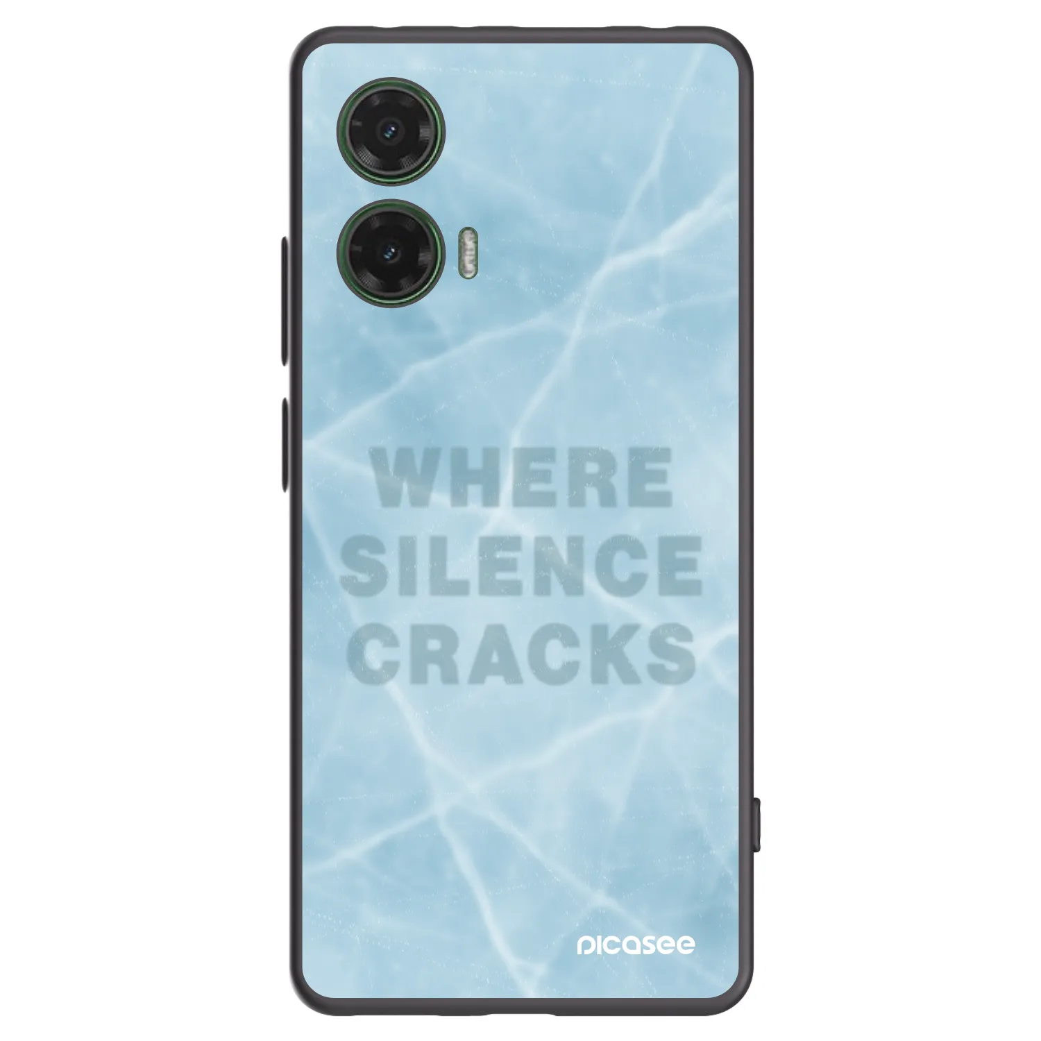 Picasee fekete szilikon tok az alábbi mobiltelefonokra Motorola Moto G35 5G - SILENCE
