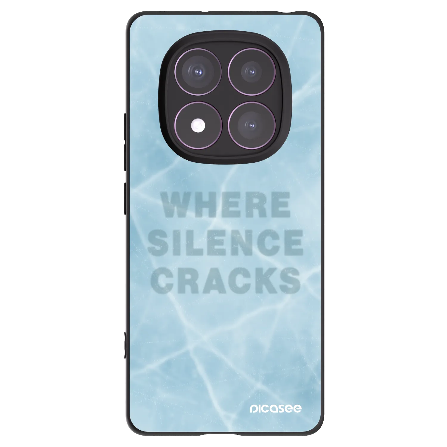 Picasee fekete szilikon tok az alábbi mobiltelefonokra Xiaomi Redmi Note 14 Pro 4G - SILENCE