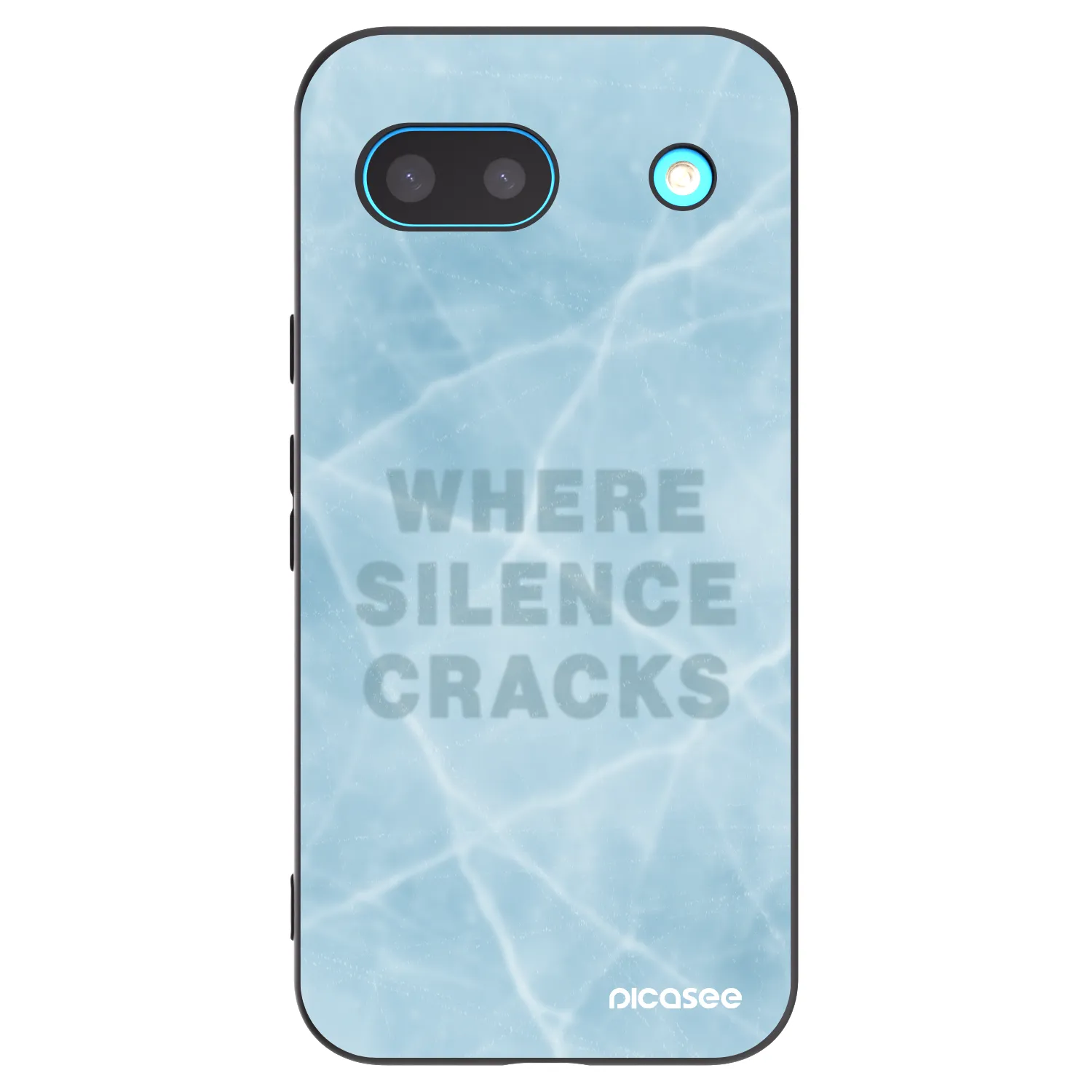 Picasee fekete szilikon tok az alábbi mobiltelefonokra Google Pixel 8a - SILENCE