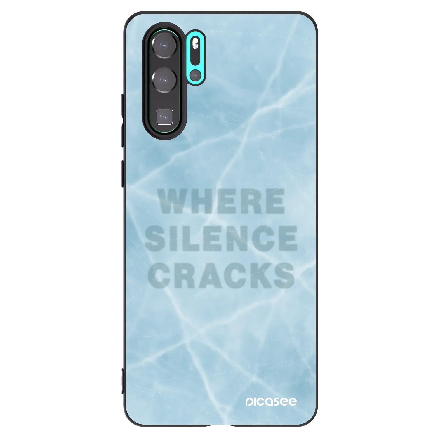 Picasee fekete szilikon tok az alábbi mobiltelefonokra Huawei P30 Pro - SILENCE