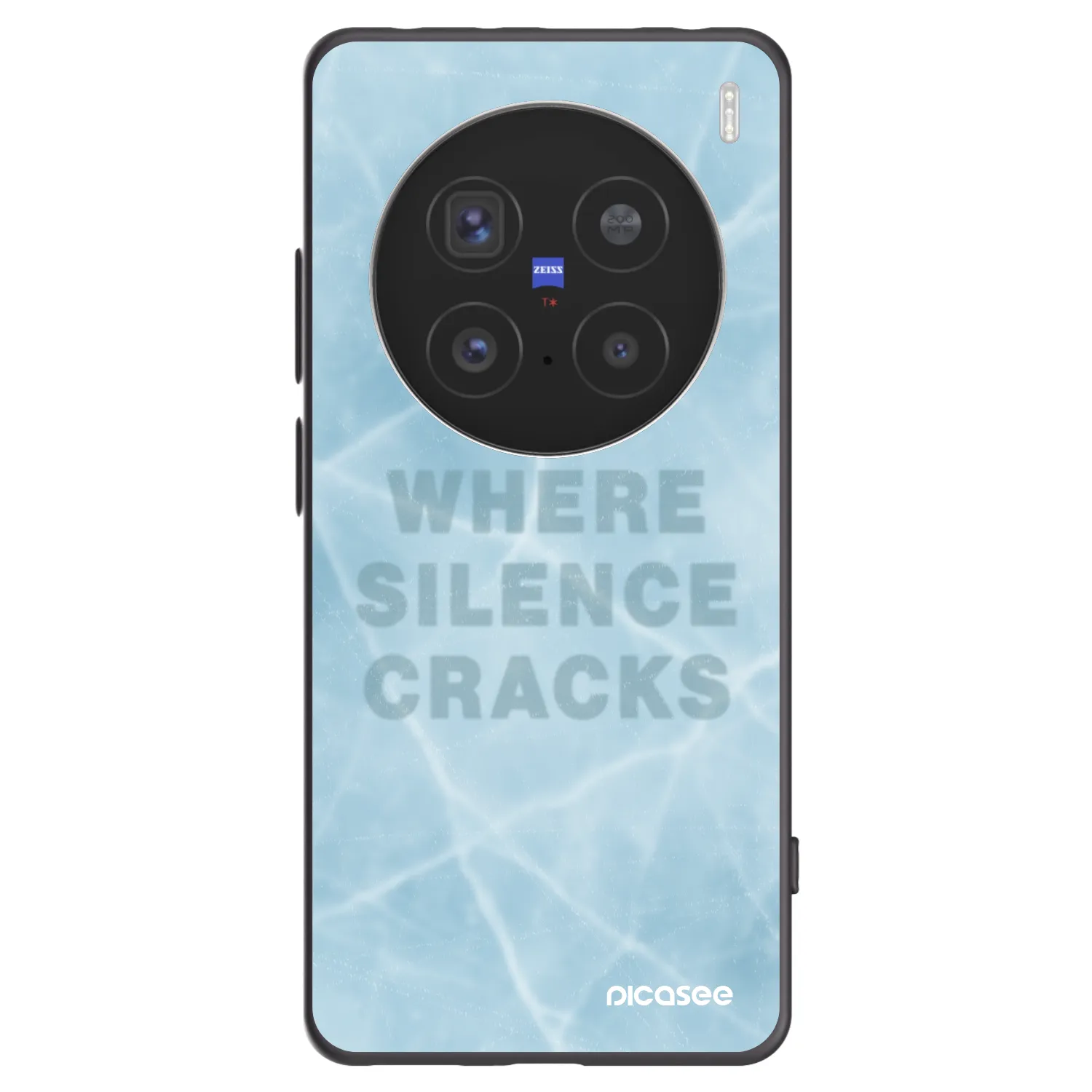 Picasee fekete szilikon tok az alábbi mobiltelefonokra Vivo X200 Pro - SILENCE