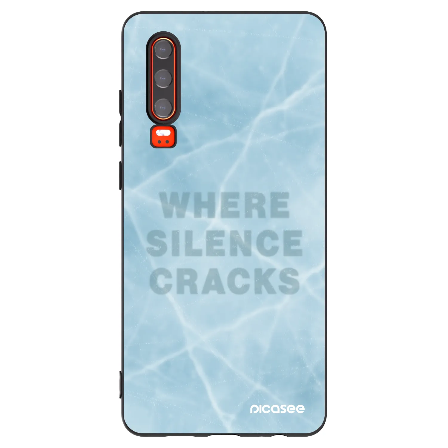 Picasee fekete szilikon tok az alábbi mobiltelefonokra Huawei P30 - SILENCE