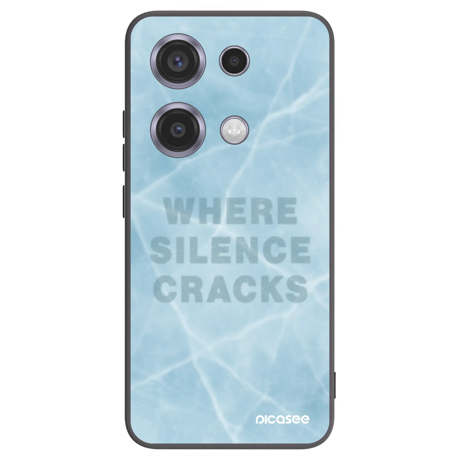 Picasee fekete szilikon tok az alábbi mobiltelefonokra Xiaomi Redmi Note 14S - SILENCE