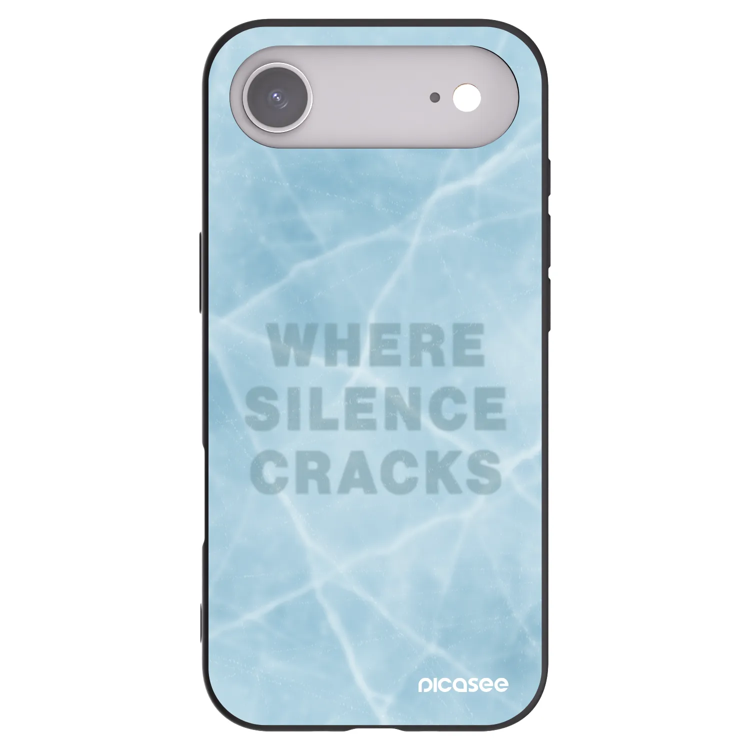 Picasee fekete szilikon tok az alábbi mobiltelefonokra Apple iPhone Air - SILENCE