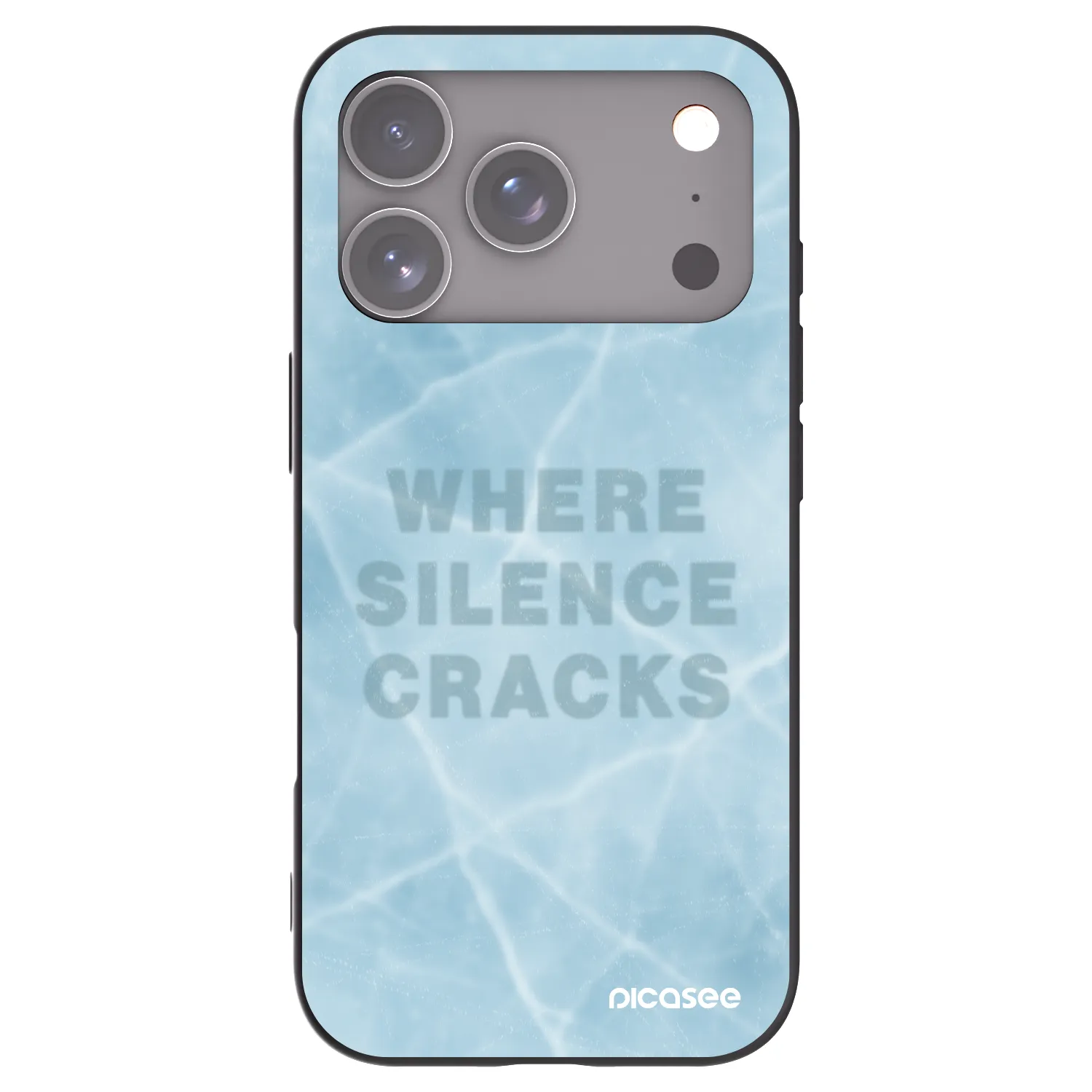 Picasee fekete szilikon tok az alábbi mobiltelefonokra Apple iPhone 17 Pro - SILENCE