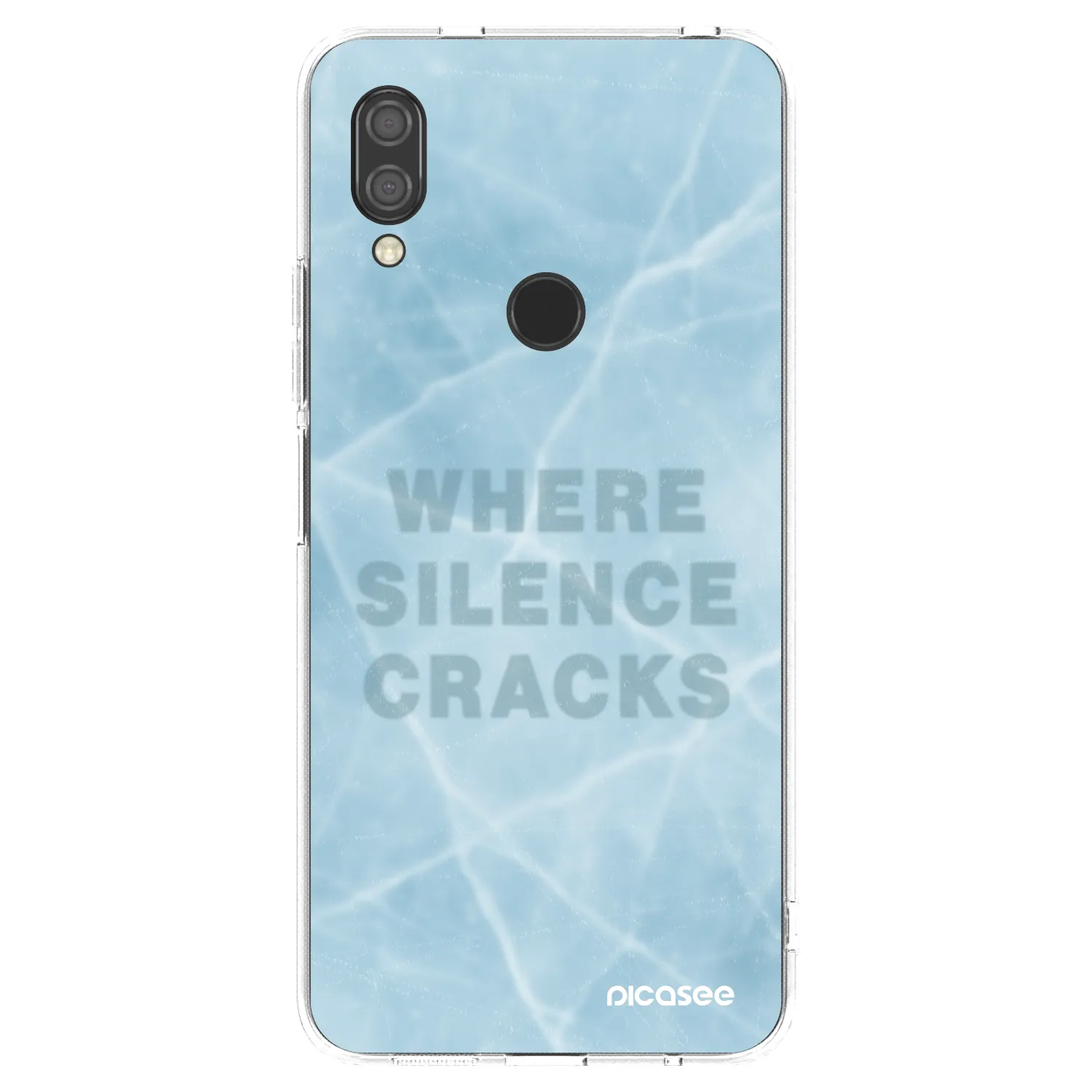 Picasee átlátszó szilikon tok az alábbi mobiltelefonokra Xiaomi Redmi 7 - SILENCE