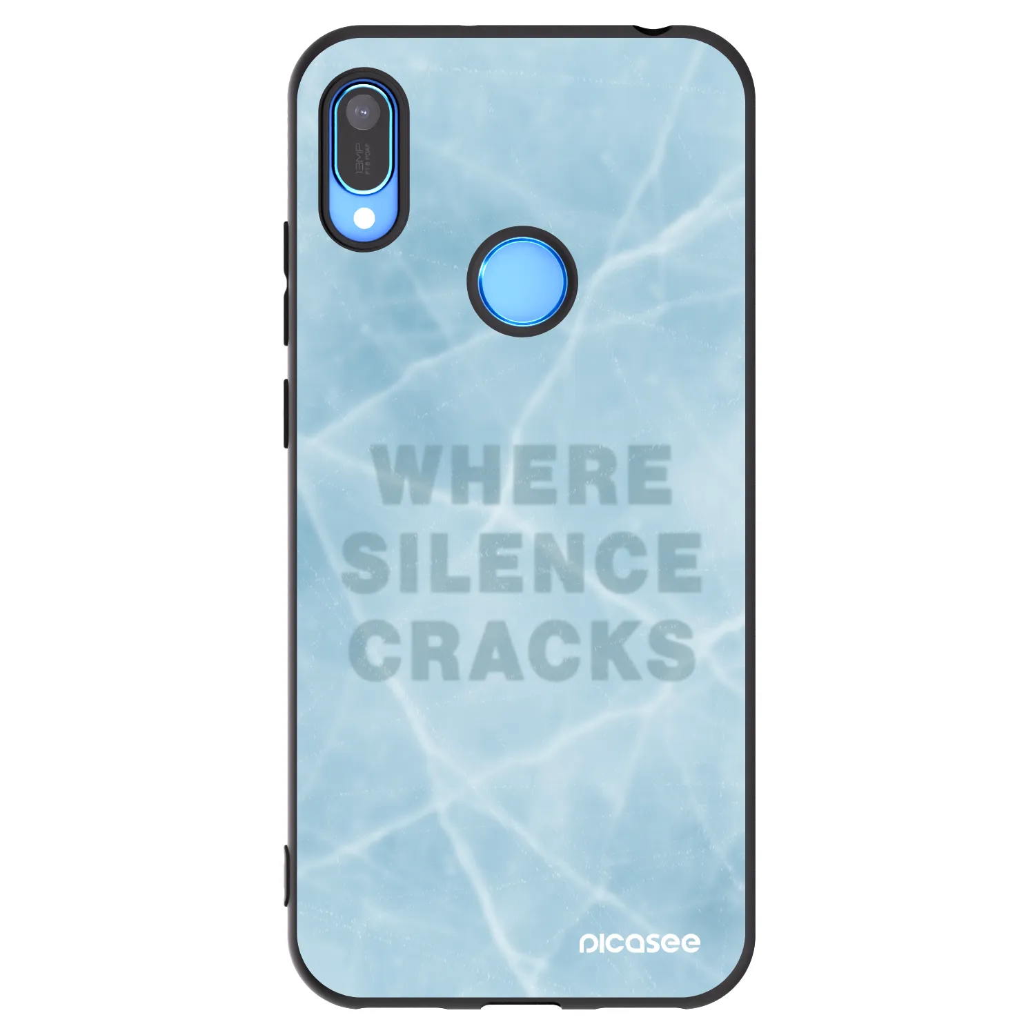 Picasee fekete szilikon tok az alábbi mobiltelefonokra Huawei Y6 2019 - SILENCE