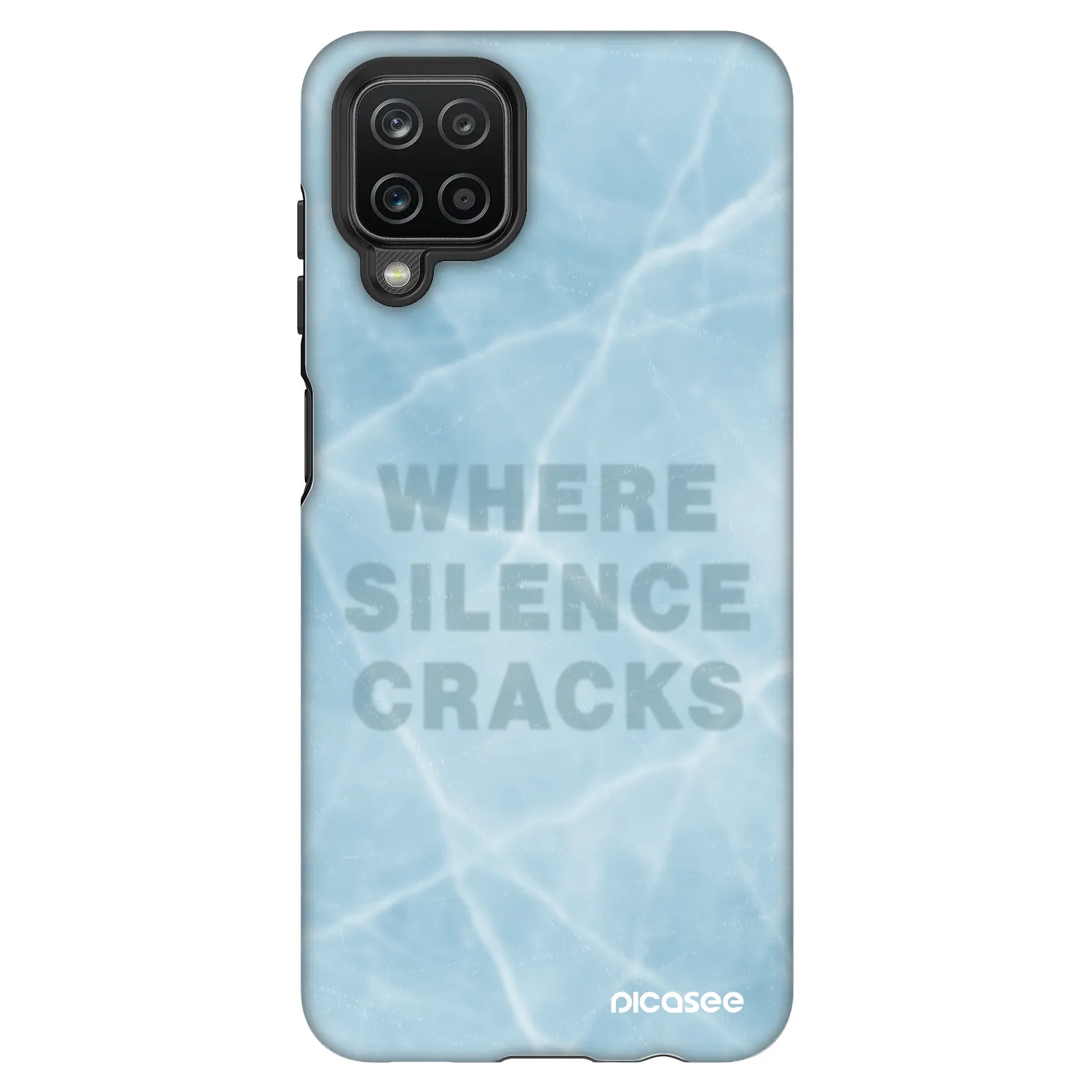 Picasee Fashion Case Samsung Galaxy A12 A125F - SILENCE