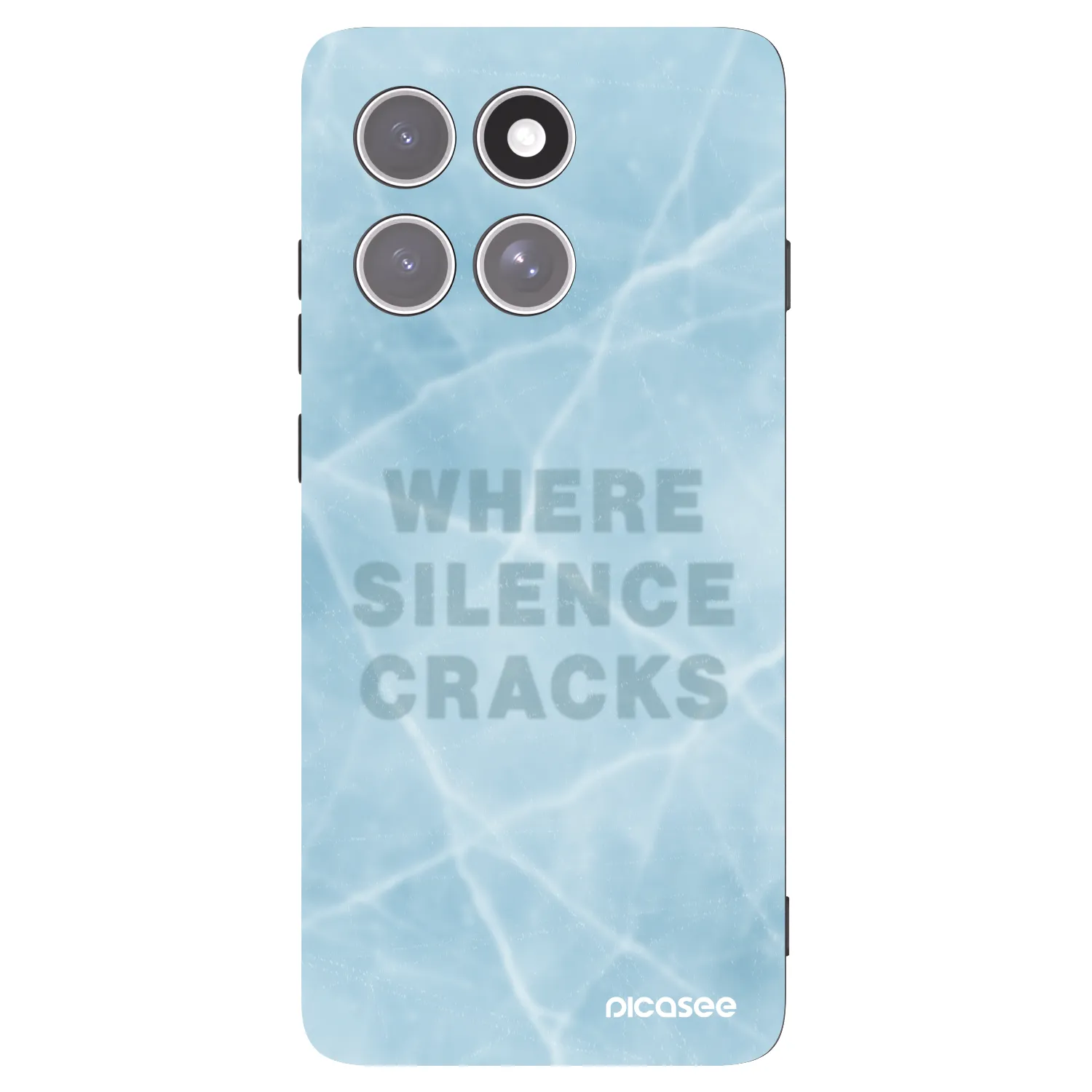 Picasee fekete szilikon tok az alábbi mobiltelefonokra Motorola Edge 60 Pro - SILENCE