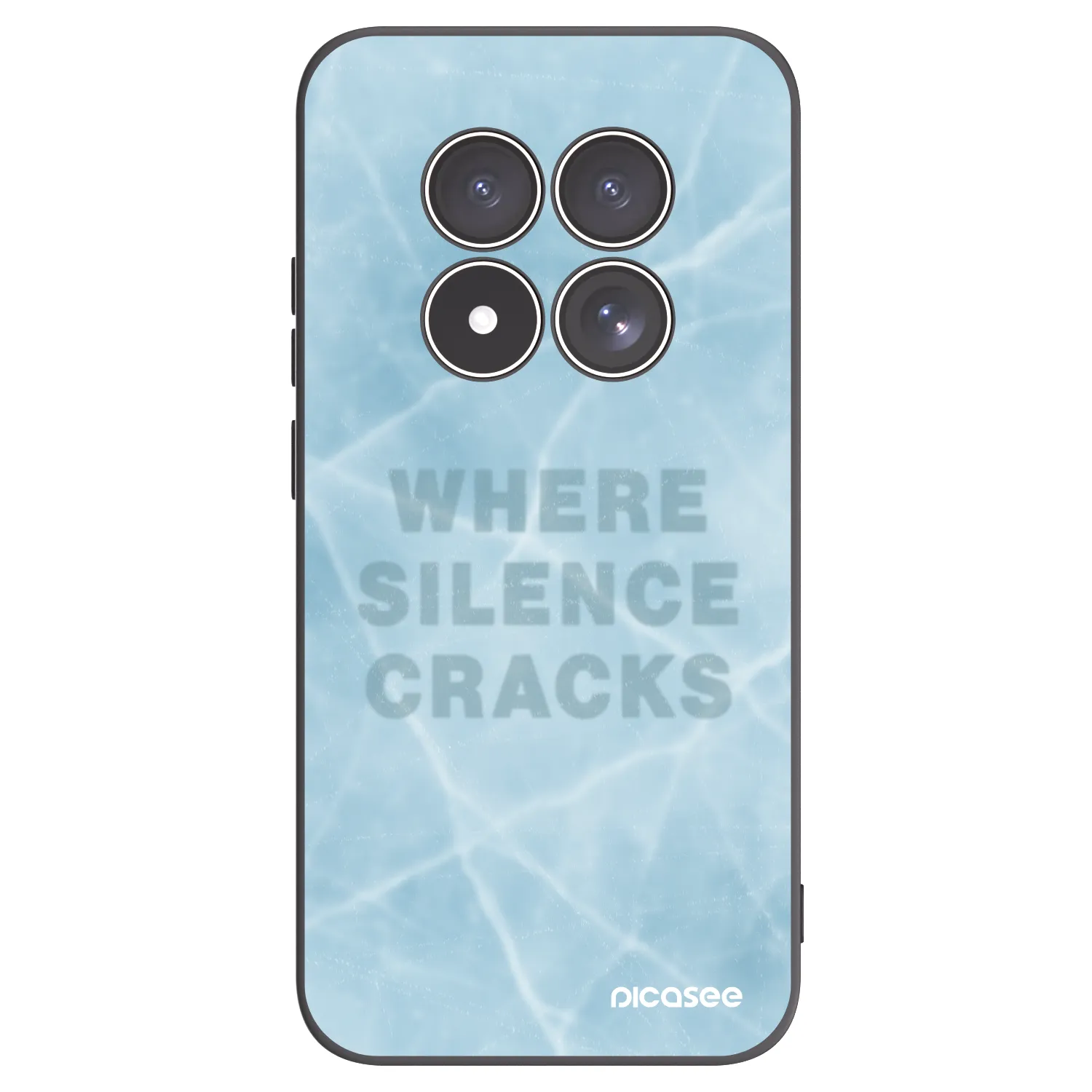 Picasee fekete szilikon tok az alábbi mobiltelefonokra Xiaomi Redmi Note 15 Pro 4G - SILENCE