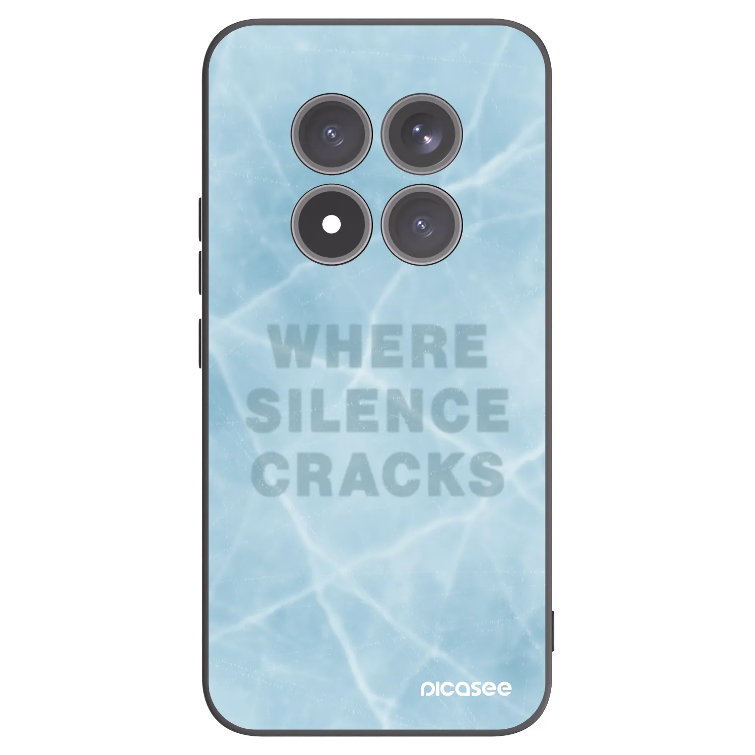 Picasee fekete szilikon tok az alábbi mobiltelefonokra Xiaomi Redmi Note 15 Pro+ - SILENCE