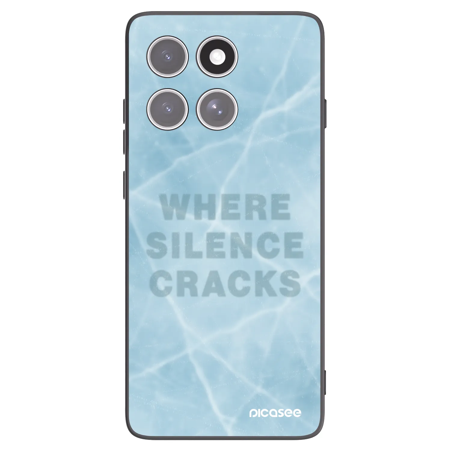 Picasee fekete szilikon tok az alábbi mobiltelefonokra Motorola Edge 60 Fusion - SILENCE