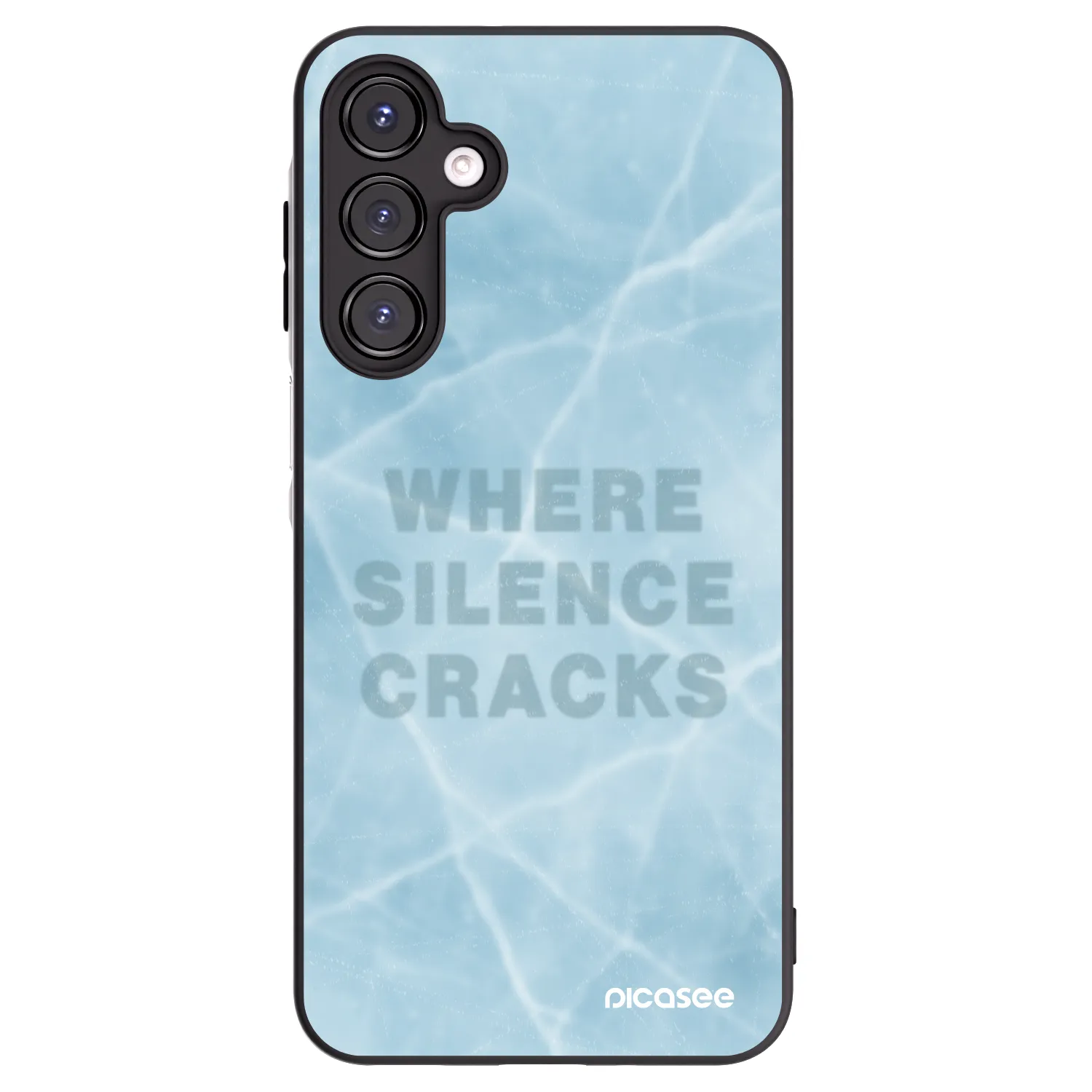 Picasee fekete szilikon tok az alábbi mobiltelefonokra Samsung Galaxy A16 4G - SILENCE