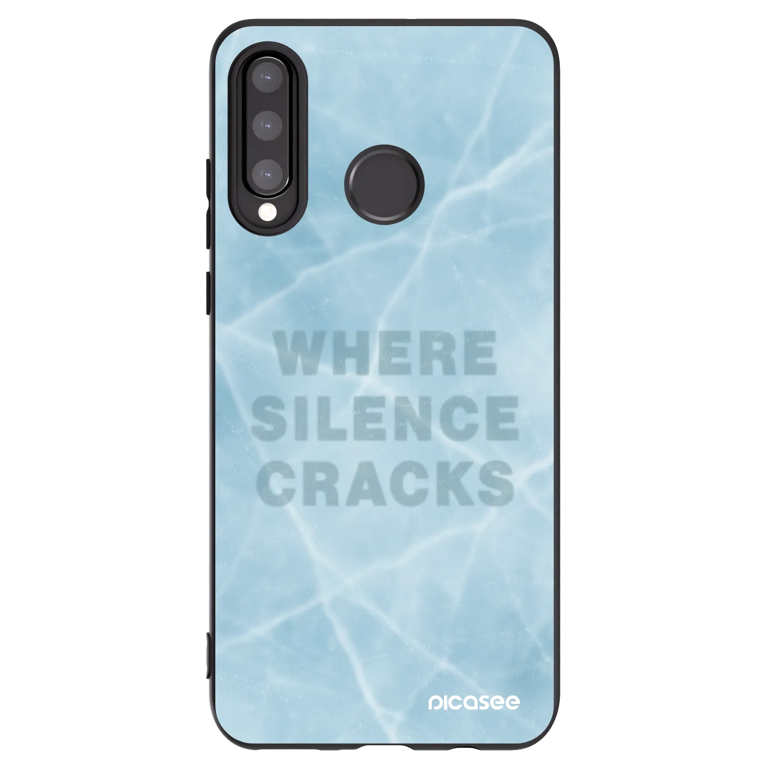 Picasee fekete szilikon tok az alábbi mobiltelefonokra Huawei P30 Lite - SILENCE
