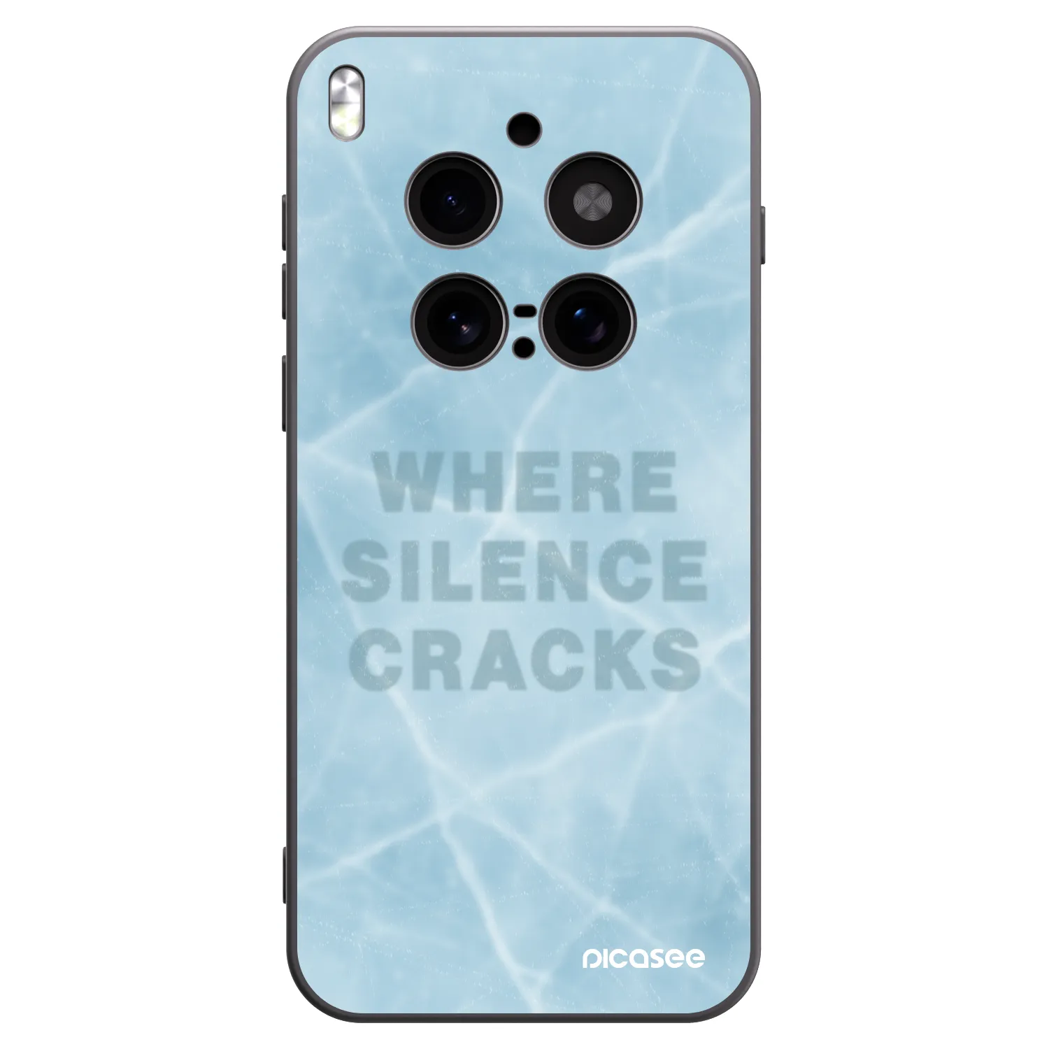 Picasee fekete szilikon tok az alábbi mobiltelefonokra Vivo X300 Pro - SILENCE