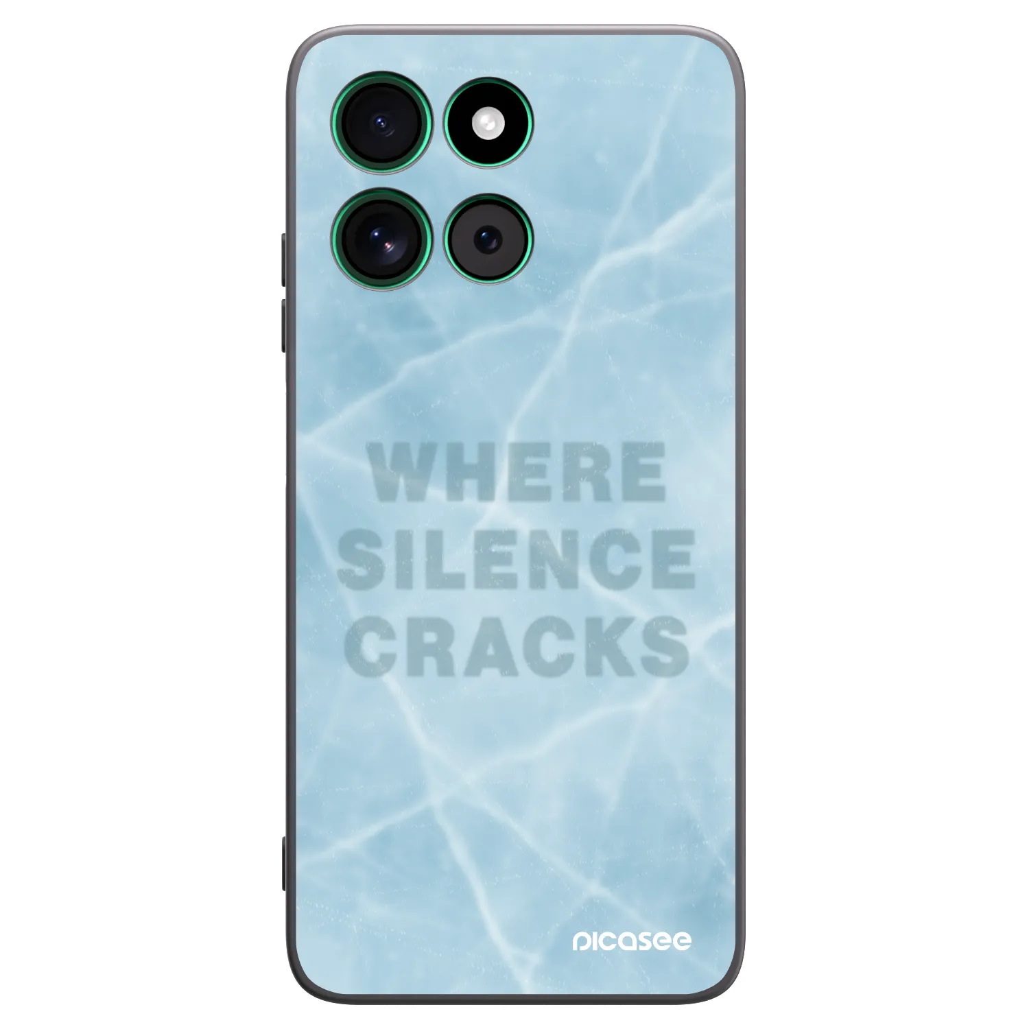 Picasee fekete szilikon tok az alábbi mobiltelefonokra Motorola Moto G57 Power - SILENCE