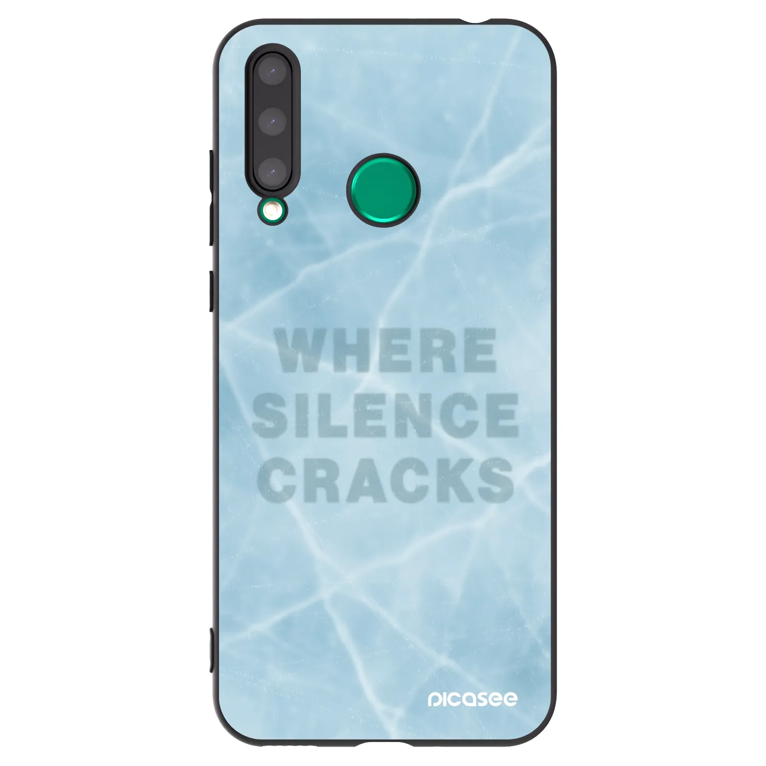 Picasee fekete szilikon tok az alábbi mobiltelefonokra Honor 20 Lite - SILENCE