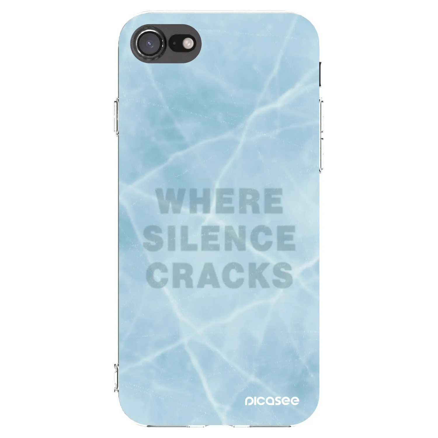 Picasee átlátszó szilikon tok az alábbi mobiltelefonokra Apple iPhone 8 - SILENCE
