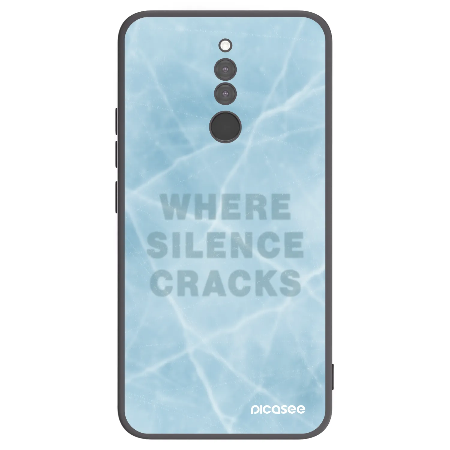 Picasee fekete szilikon tok az alábbi mobiltelefonokra Xiaomi Redmi 8 - SILENCE