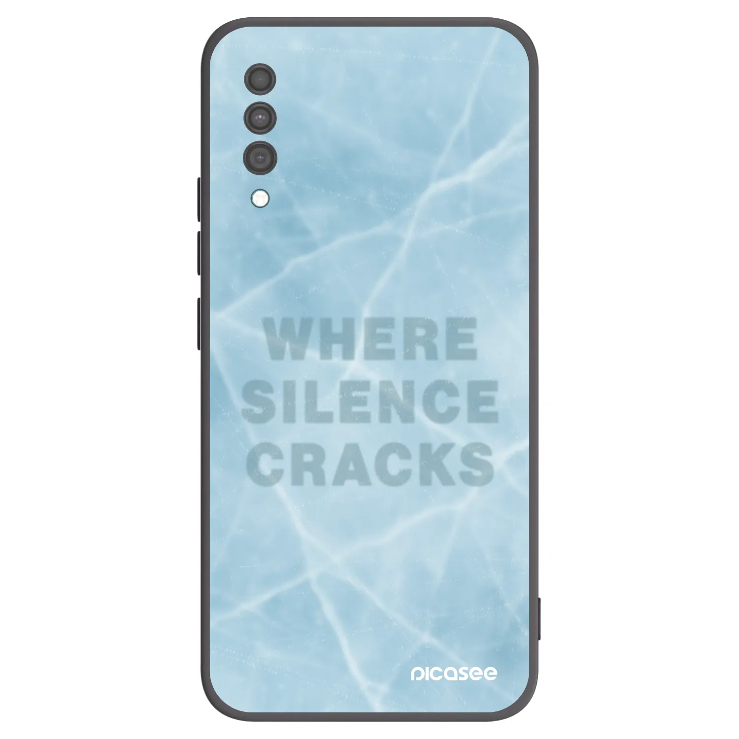 Picasee fekete szilikon tok az alábbi mobiltelefonokra Samsung Galaxy A30s A307F - SILENCE