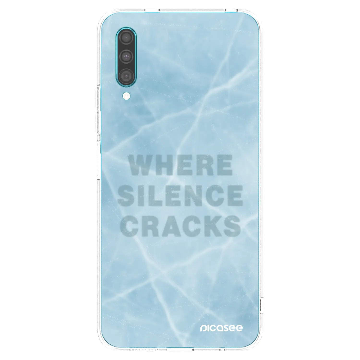 Picasee átlátszó szilikon tok az alábbi mobiltelefonokra Samsung Galaxy A30s A307F - SILENCE