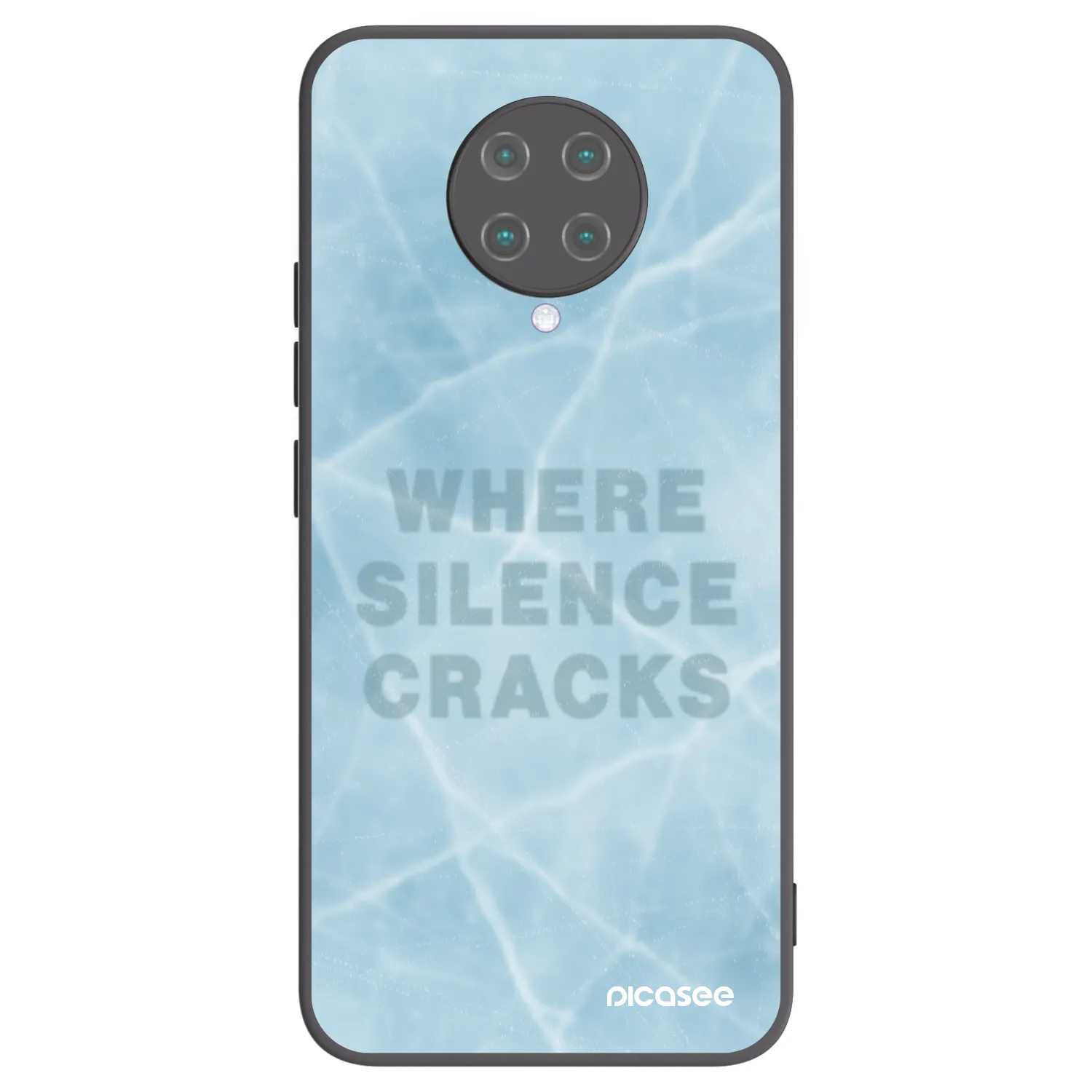 Picasee fekete szilikon tok az alábbi mobiltelefonokra Xiaomi Poco F2 Pro - SILENCE