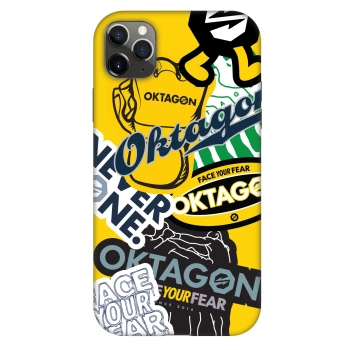 Szilikon tok erre a típusra Apple iPhone 11 Pro Max - OKTAGON - Logo Archive
