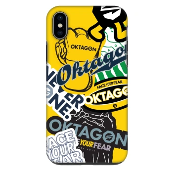 Szilikon tok erre a típusra Apple iPhone XS Max - OKTAGON - Logo Archive
