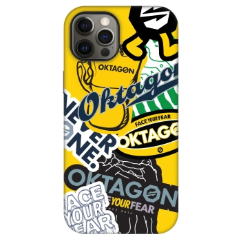Picasee Fashion Case MagSafe Apple iPhone 12 Pro - OKTAGON - Logo Archive