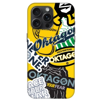 Szilikon tok erre a típusra Apple iPhone 15 Pro Max - OKTAGON - Logo Archive