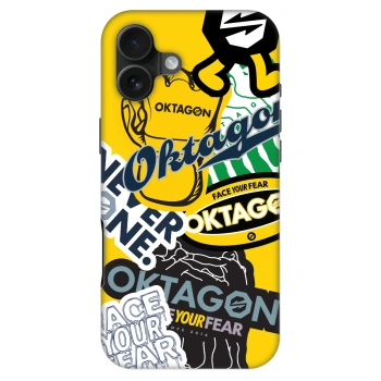 Szilikon tok erre a típusra Apple iPhone 16 Plus - OKTAGON - Logo Archive