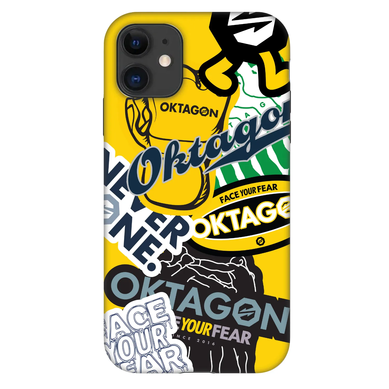 Picasee Fashion Case Apple iPhone 11 - OKTAGON - Logo Archive