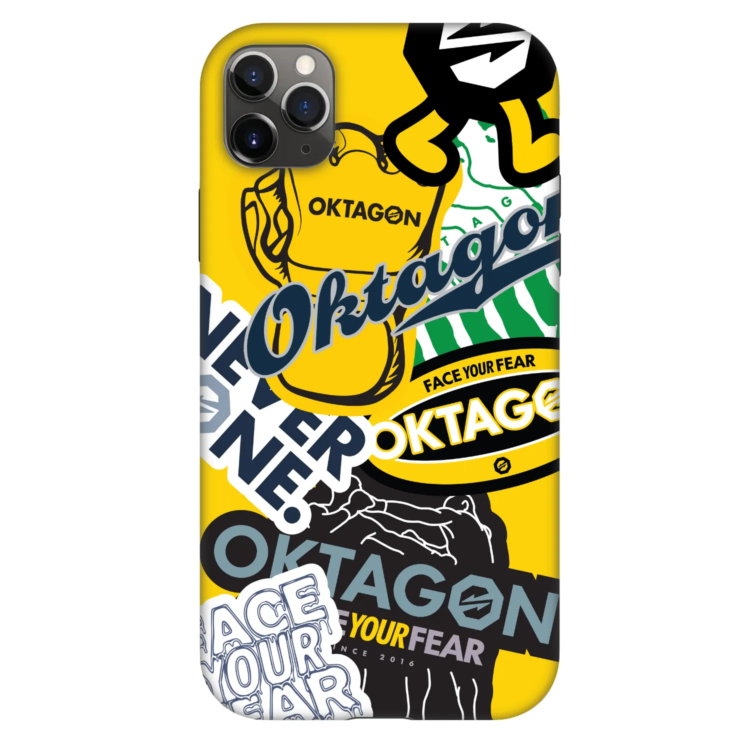 Picasee Fashion Case Apple iPhone 11 Pro Max - OKTAGON - Logo Archive